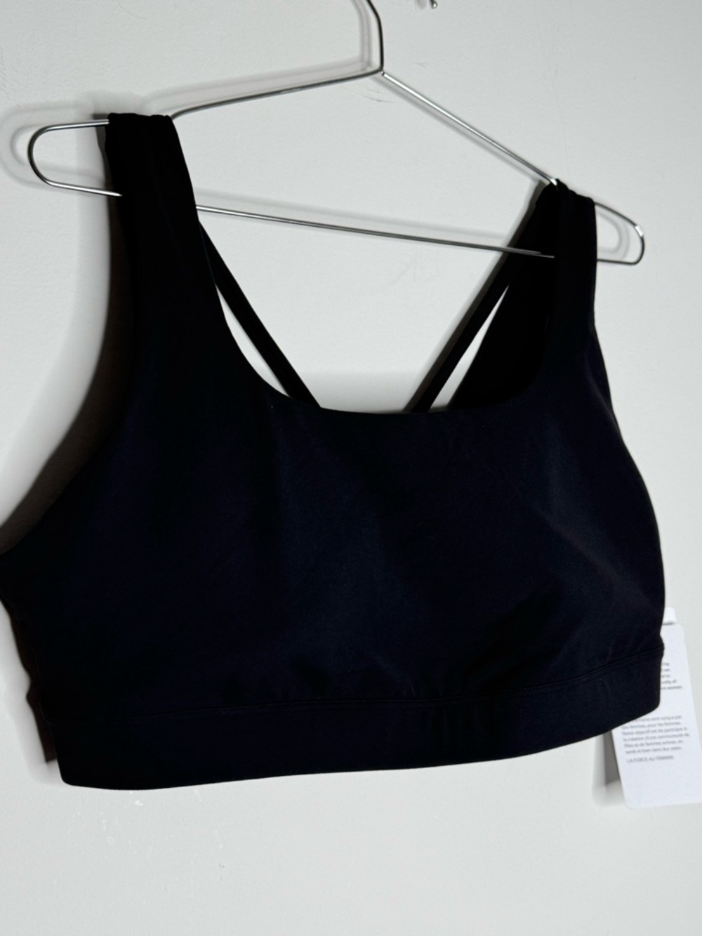 Athleta Exhale Bra Plus Size 1X D-DD+ Black Sports Bra 2022 MRSP $49 New NWT - Picture 2 of 6